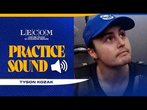 "It's Good To Be Back" | Tyson Kozak After Returning To Practice | Buffalo Sabres