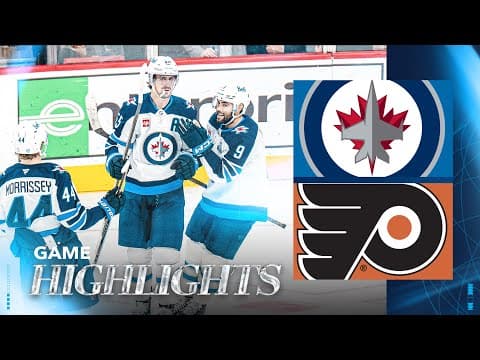 Philadelphia Flyers vs. Winnipeg Jets - Game Highlights