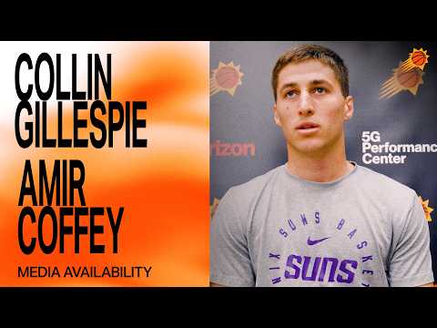 Collin Gillespie and Amir Coffey Shootaround Media Availability | Phoenix Suns | 2-24-26