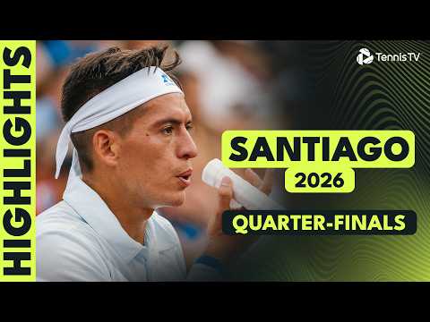 Baez Takes On Tabilo; Cerundolo, Darderi, Hanfmann Play | Santiago 2026 Quarter-Finals Highlights