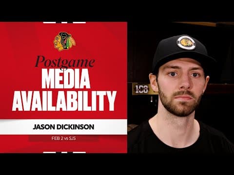 "Our line was clicking." | Jason Dickinson Postgame 2.2.26