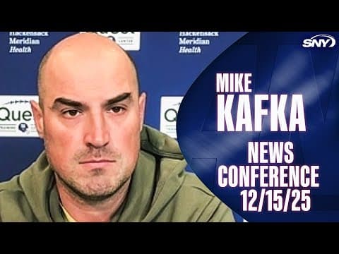 Mike Kafka talks Jaxson Dart, Abdul Carter and the challenge of coaching iconic Giants franchise