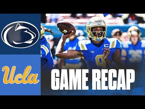UCLA stuns No. 7 Penn State for first win behind Nico Iamaleava | Game Recap