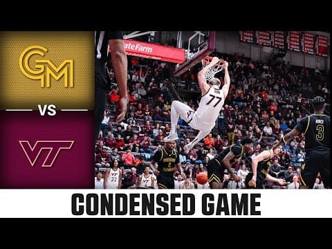 George Mason vs. Virginia Tech Condensed Game | 2025-26 Men's Basketball