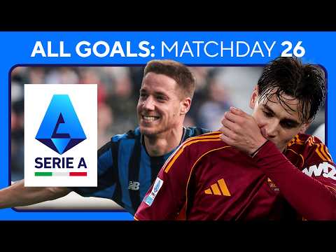 EVERY GOAL from Matchday 26 in SERIE A 🇮🇹