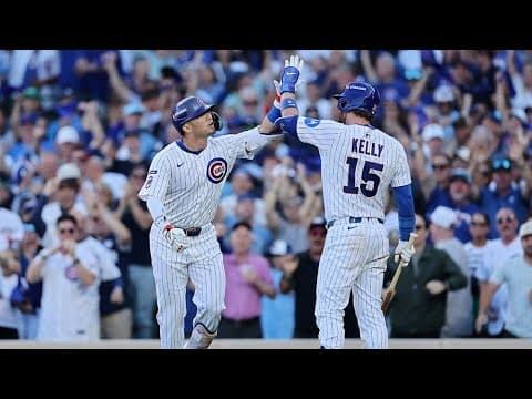 BACK-TO-BACK! Seiya Suzuki and Carson Kelly CRUSH Postseason homers to give Cubs lead!