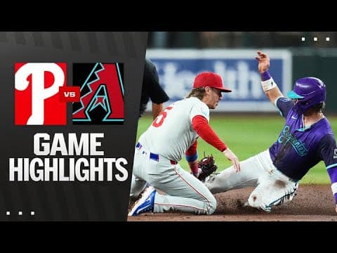 Phillies vs. D-backs Game Highlights (9/19/25) | MLB Highlights