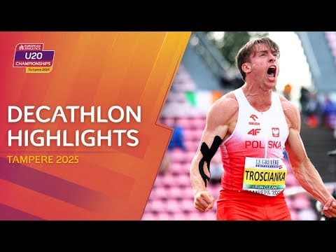 WORLD U20 RECORD! 🌍 Decathlon highlights | Tampere 2025