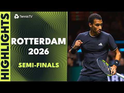 Bublik vs Auger-Aliassime, De Minaur Faces Humbert in Semi-Finals 🔥 | Rotterdam 2026 Highlights