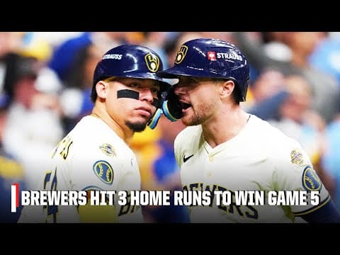 MILWAUKEE ADVANCES 🙌 Brewers hit 3 home runs to eliminate the Cubs and move onto NLCS | ESPN MLB