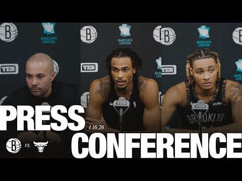 Jordi Fernández, Nic Claxton, and Noah Clowney Discuss Win vs Chicago