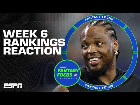 The Most BAFFLING RBs to Rank in Week 6 🤯 | Fantasy Focus 🏈