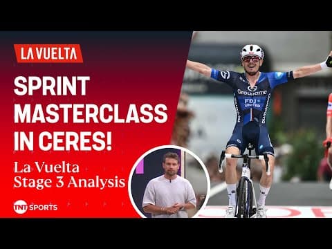 2025 Men's La Vuelta Stage 3 ANALYSIS: David Gaudu's EPIC Sprint finish in Ceres 🔥