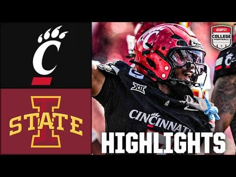 Iowa State Cyclones vs. Cincinnati Bearcats | Full Game Highlights | ESPN College Football