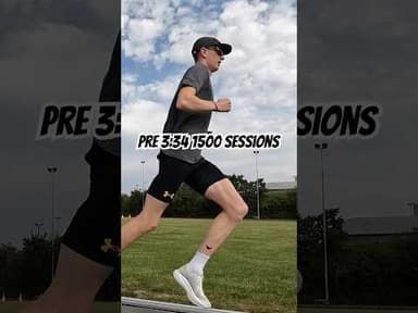 Sessions the week before a 3:34 1500 😀 #5k #1500 #marathon