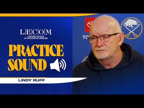 "Let's Try To Remain Consistent" | Lindy Ruff Speaks To The Media After Practice | Buffalo Sabres