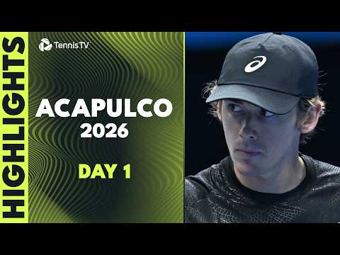 De Minaur Faces Kypson; Davidovich Fokina, Jodar & Norrie In Action | Acapulco 2026 Day 1 Highlights