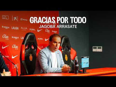 La emotiva despedida de Jagoba Arrasate | RCD Mallorca
