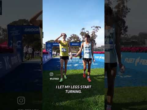 Jackson Spencer 🤝 Marcelo Mantecon, the two shared some post-race thoughts after #BrooksXC
