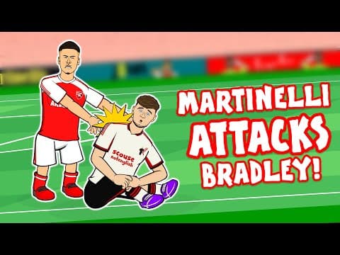 MARTINELLI ATTACKS BRADLEY😱 What will Liverpool do with the Arsenal Scumbag?