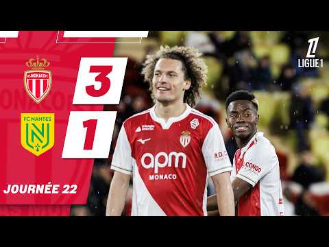 Résumé - AS Monaco 3-1 FC Nantes - 22e journée Ligue 1