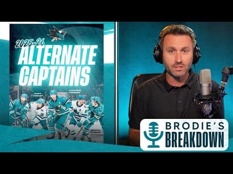 Brodie's Breakdown: 2025-26 Alternate Captains