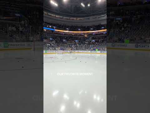 HUNTER HAIGHT ROOKIE LAP 😍 #hunterhaight #mnwild #nhl