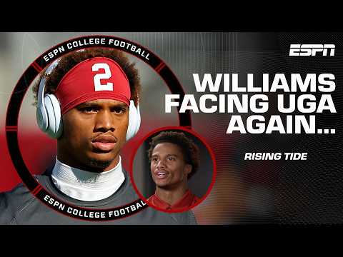 RISING TIDE π΄βͺοΈ Ryan Williams' preparation to face Georgia for a second time π | SEC Nation