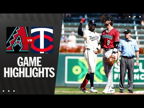 D-backs vs. Twins Game Highlights (9/14/25) | MLB Highlights