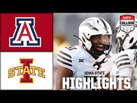 Arizona Wildcats vs. Iowa State Cyclones | Full Game Highlights | ESPN College Football