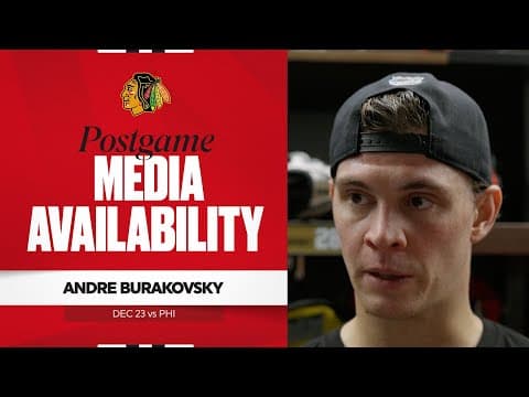 “We're going to begin to turn the page.” | Andre Burakovsky Postgame 12.23.25