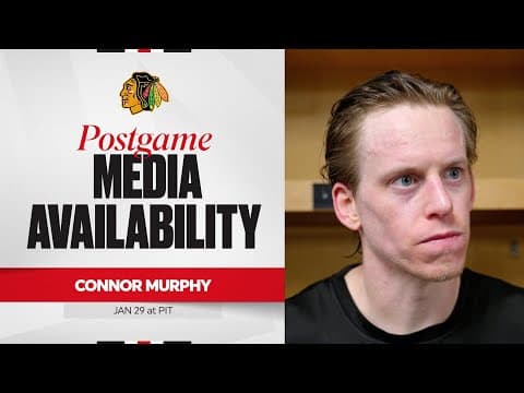 “Shot ourselves in the foot.” | Connor Murphy Postgame 1.29.26