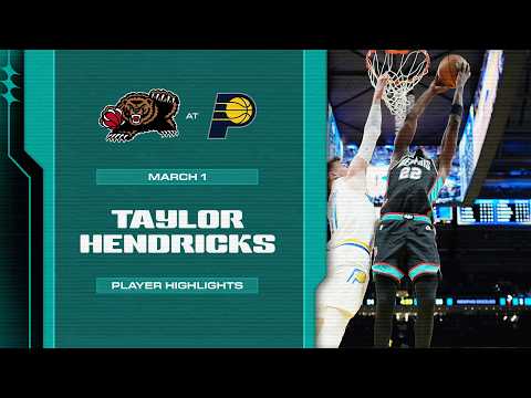Taylor Hendricks Highlights vs. Indiana Pacers (3/1/26)