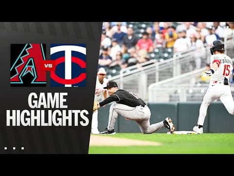 D-backs vs. Twins Game Highlights (9/13/25) | MLB Highlights