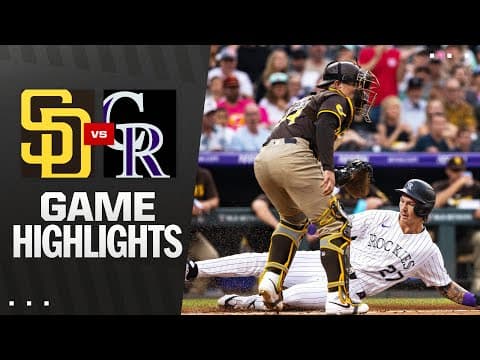 Padres vs. Rockies Game Highlights (9/6/25) | MLB Highlights