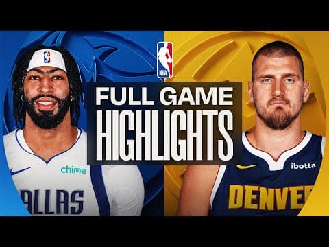 MAVERICKS at NUGGETS | FULL GAME HIGHLIGHTS | December 1, 2025
