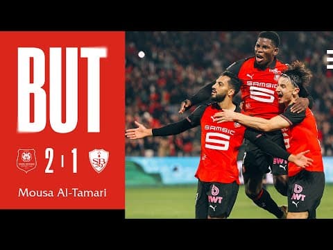 J16 | Mousa Al-Tamari, intraitable au pressing, inscrit le 2e but rennais !