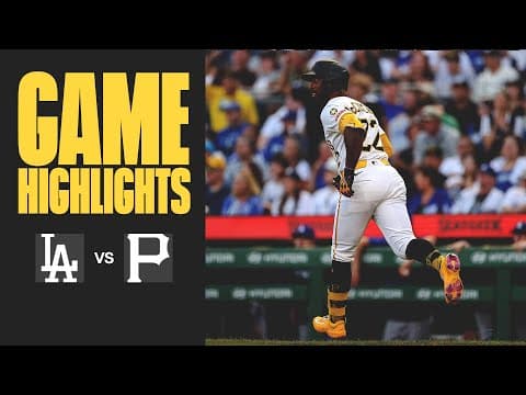 Andrew McCutchen Homers in Win | Dodgers vs. Pirates Game Highlights (9/3/25)