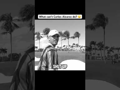 This isn’t even his main sport…