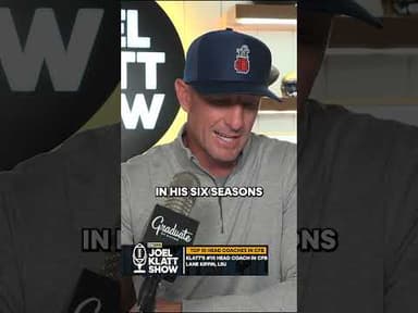 Joel Klatt's No. 10 coach is an offensive genius 😤 #cfb #football