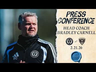 Press Conference | Bradley Carnell after the Union's 2026 MLS Opener at D C United