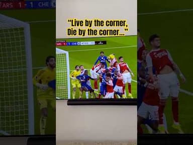 Arsenal Own Goal makes is Arsenal 1 - 1 Chelsea. #arsenal #chelsea #premierleague