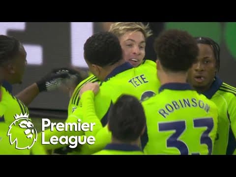 Emile Smith Rowe nets Fulham's opener against Burnley | Premier League | NBC Sports