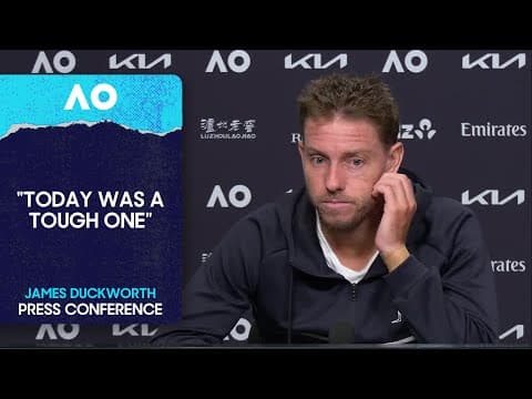 James Duckworth Press Conference | Australian Open 2026 Second Round