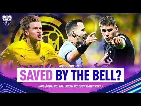 Tottenham Scores LATE Goal to RESCUE Match Against Bodo/Glimt | Spurs vs Bodo/Glimt | Champions Club