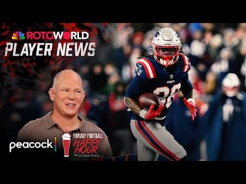 Rhamondre Stevenson 'not going away' in Pats' backfield | Fantasy Football Happy Hour | NFL on NBC
