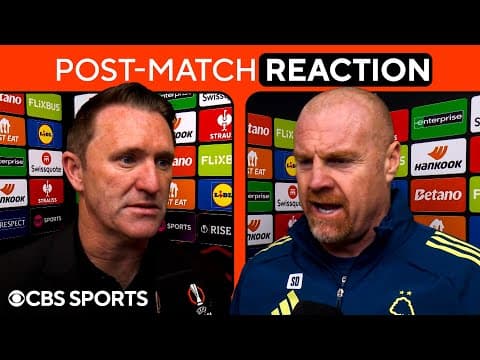 Robbie Keane and Sean Dyche REACT to Nottingham Forest VICTORY over Ferencváros