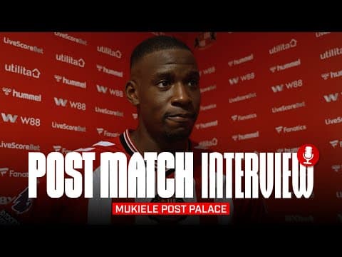 "We are all together" | Nordi Mukiele On Crystal Palace | Post Match Interview