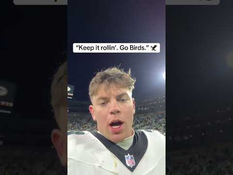 Cooper DeJean checks in after the dub đź’Ş