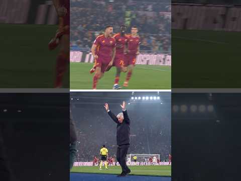 GASP CAM ๐น | PELLEGRINI PENALTY v MILAN ๐จ๐ฅ #asroma #shorts #romamilan